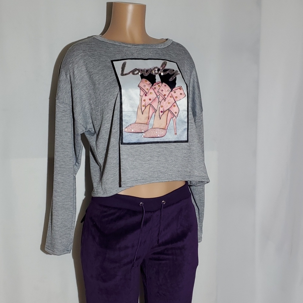 NEW LOVELY Women's top long sleeve SIZE L